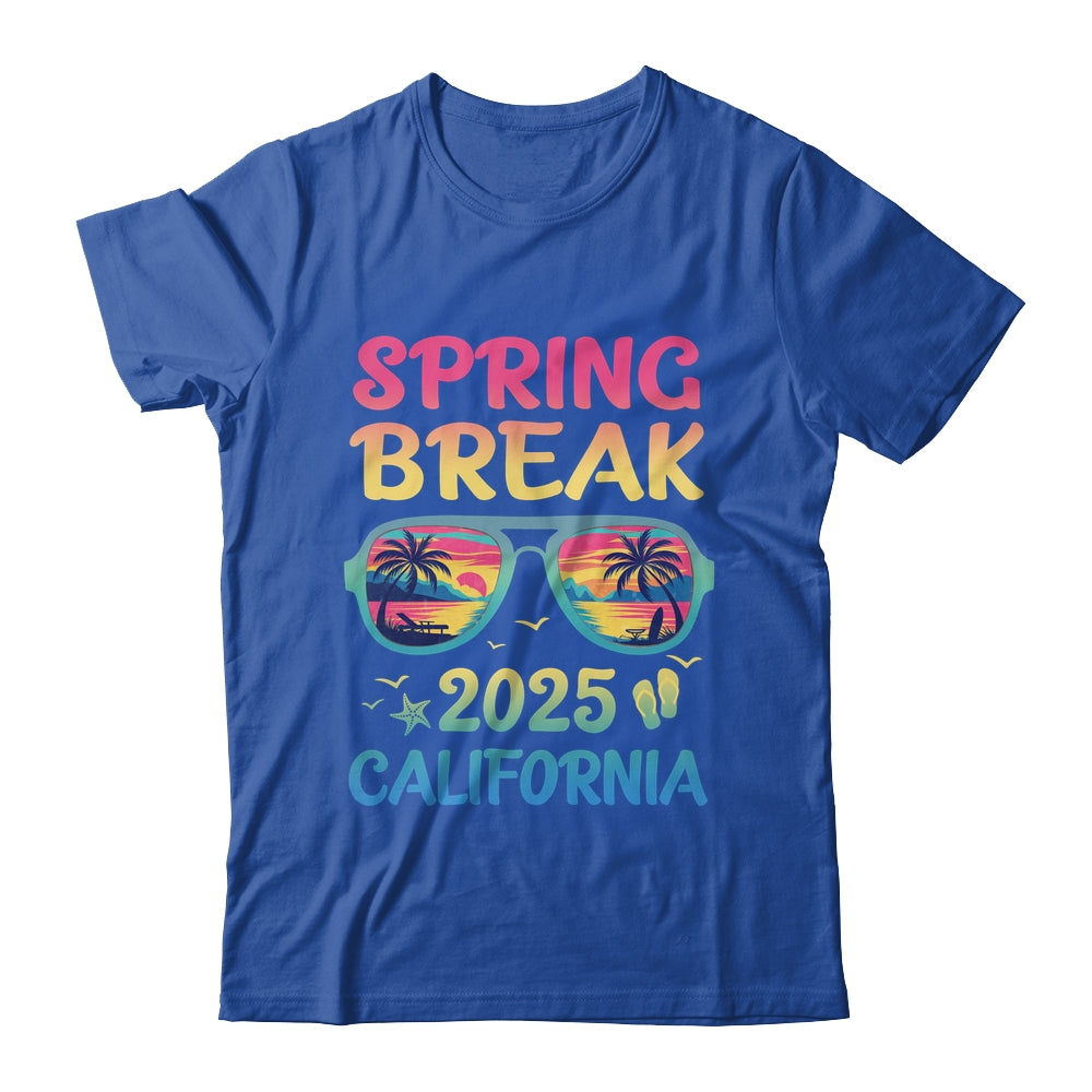 Spring Break California 2025 Vacation Trip Sunglasses Shirt & Tank Top | siriusteestore