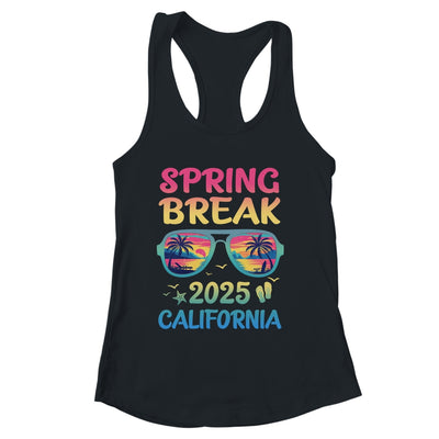 Spring Break California 2025 Vacation Trip Sunglasses Shirt & Tank Top | siriusteestore