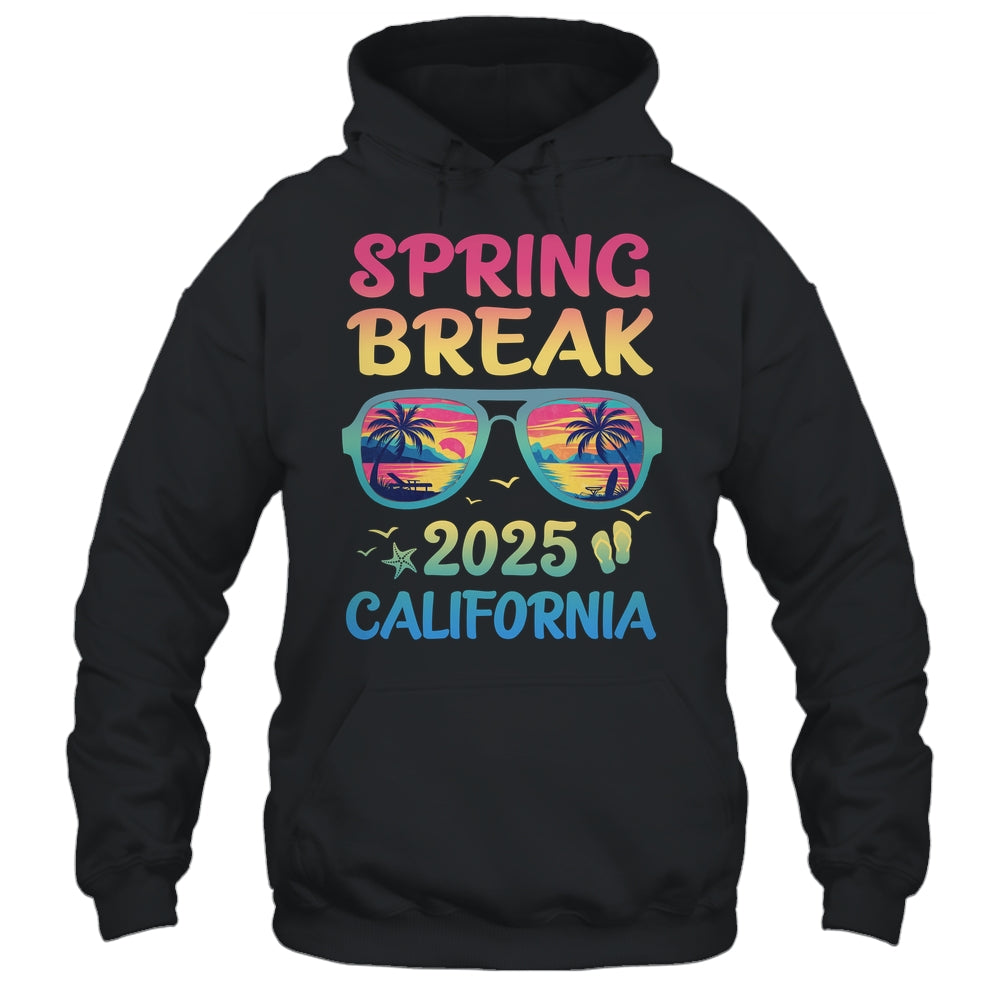Spring Break California 2025 Vacation Trip Sunglasses Shirt & Tank Top | siriusteestore