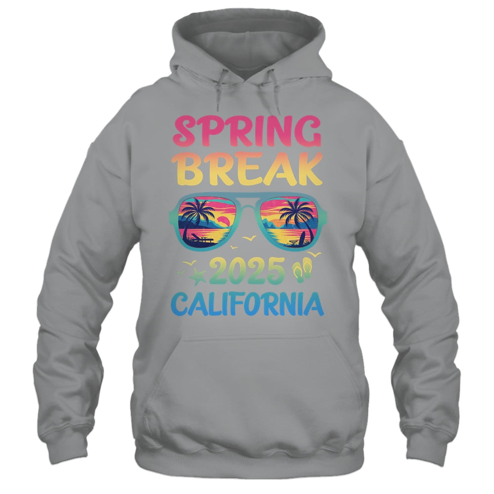 Spring Break California 2025 Vacation Trip Sunglasses Shirt & Tank Top | siriusteestore