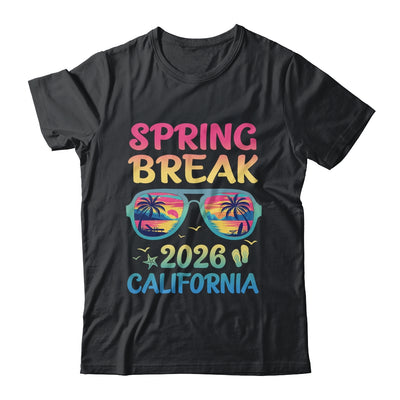 Spring Break California 2026 Vacation Trip Sunglasses Shirt & Tank Top | siriusteestore