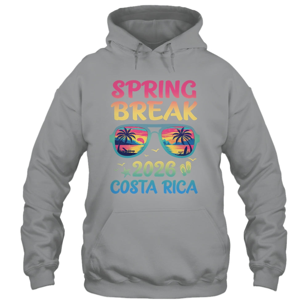Spring Break Costa Rica 2026 Vacation Trip Sunglasses Shirt & Tank Top | siriusteestore