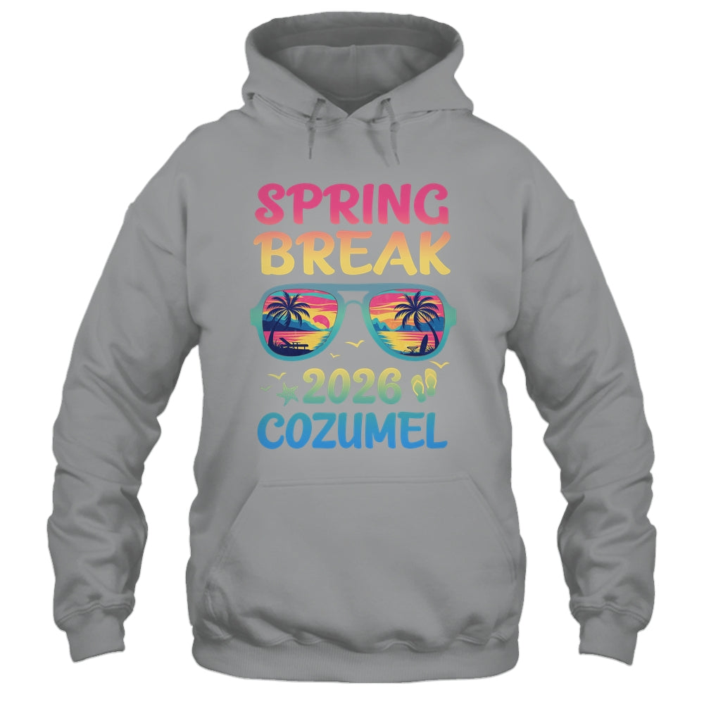 Spring Break Cozumel 2026 Vacation Trip Sunglasses Shirt & Tank Top | siriusteestore