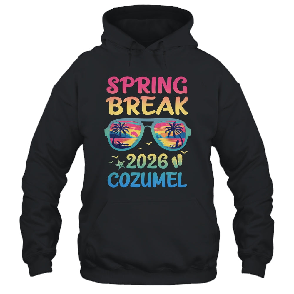 Spring Break Cozumel 2026 Vacation Trip Sunglasses Shirt & Tank Top | siriusteestore