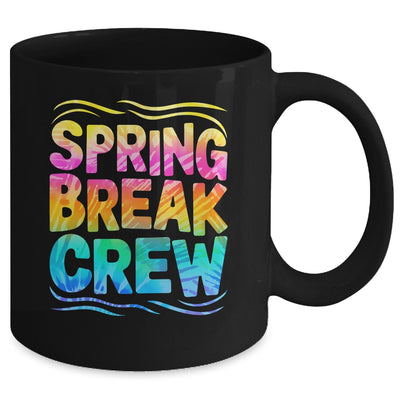 Spring Break Crew Retro Groovy 2025 Kids Boys Girls Mug | siriusteestore