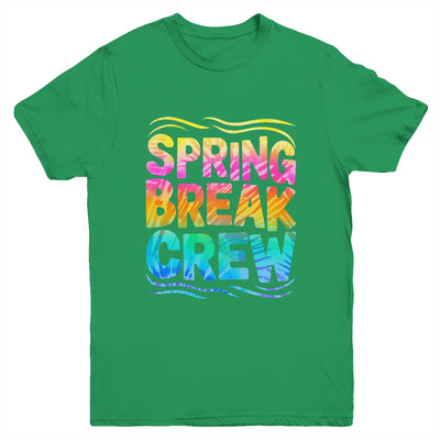 Spring Break Crew Retro Groovy 2025 Kids Boys Girls Youth Shirt | siriusteestore