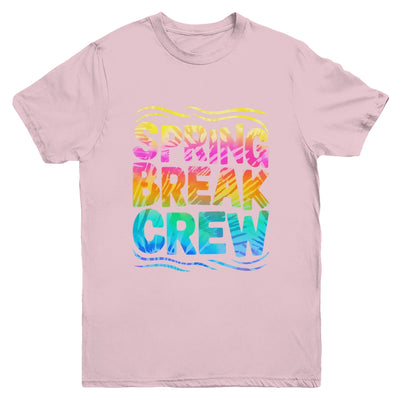 Spring Break Crew Retro Groovy 2025 Kids Boys Girls Youth Shirt | siriusteestore