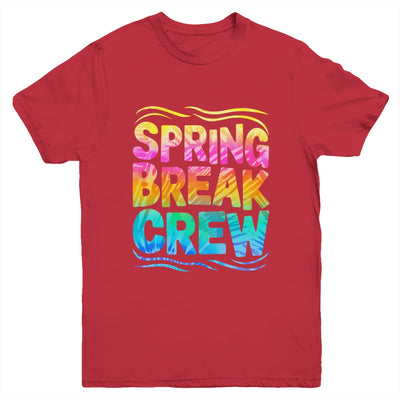 Spring Break Crew Retro Groovy 2025 Kids Boys Girls Youth Shirt | siriusteestore