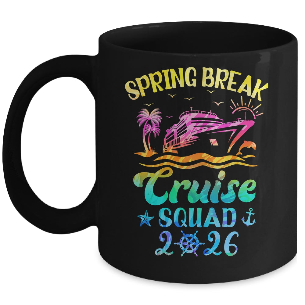 Spring Break Cruise Squad 2026 Family Trip Vacation Matching Mug | siriusteestore