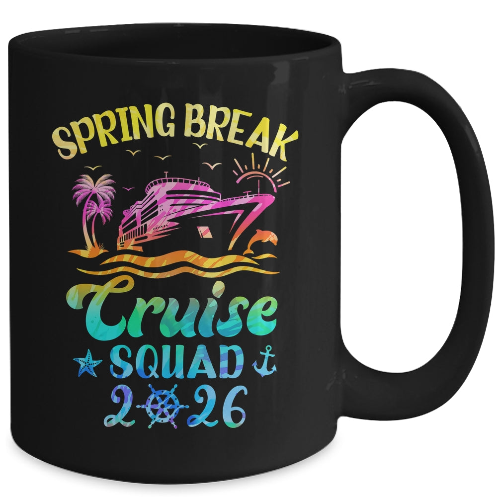 Spring Break Cruise Squad 2026 Family Trip Vacation Matching Mug | siriusteestore