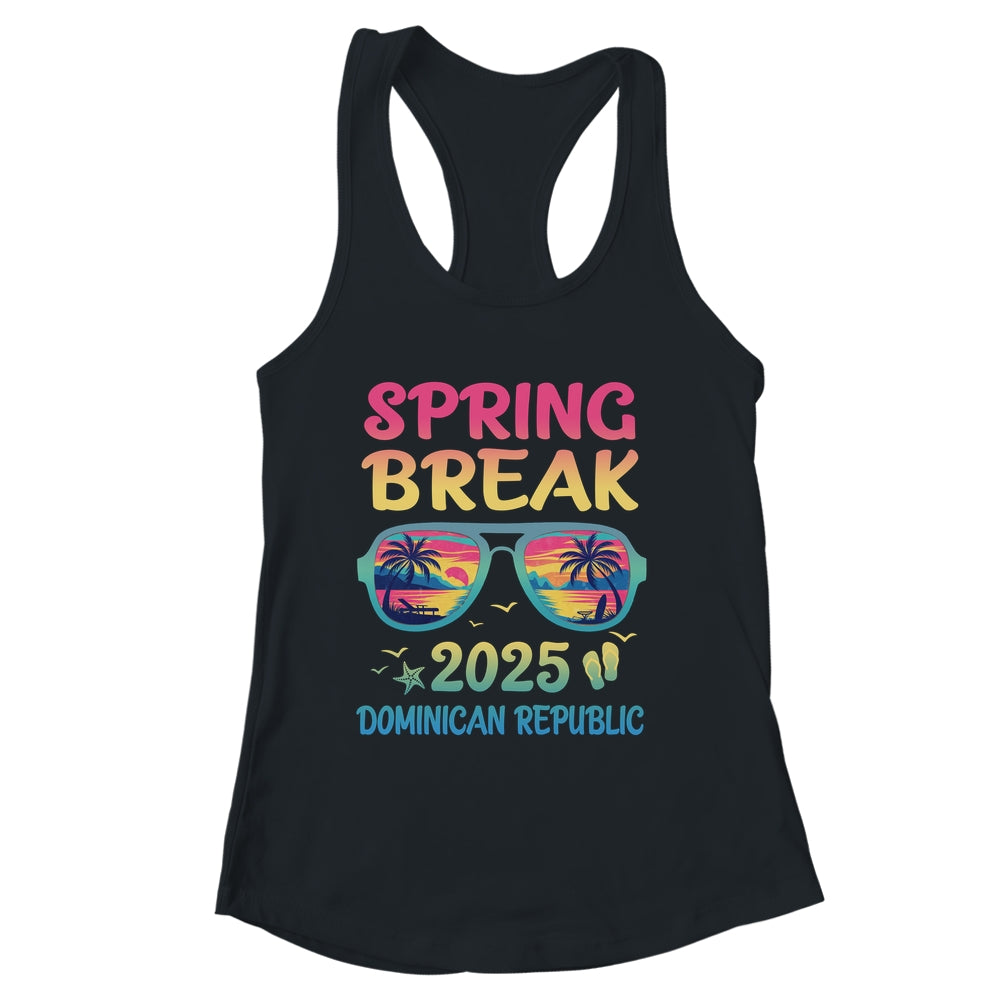 Spring Break Dominican Republic 2025 Vacation Trip Sunglasses Shirt & Tank Top | siriusteestore