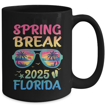 Spring Break Florida 2025 Vacation Trip Sunglasses Mug | siriusteestore