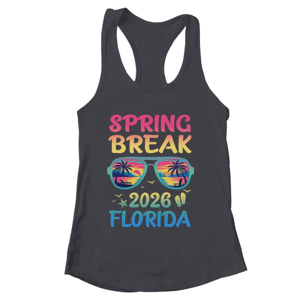 Spring Break Florida 2026 Vacation Trip Sunglasses Shirt & Tank Top | siriusteestore