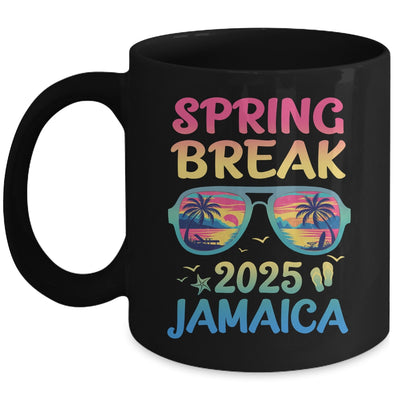 Spring Break Jamaica 2025 Vacation Trip Sunglasses Mug | siriusteestore