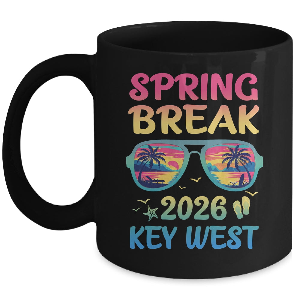 Spring Break Key West 2026 Vacation Trip Sunglasses Mug | siriusteestore