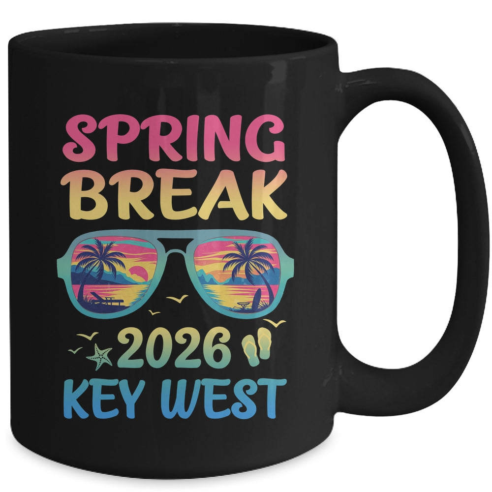 Spring Break Key West 2026 Vacation Trip Sunglasses Mug | siriusteestore
