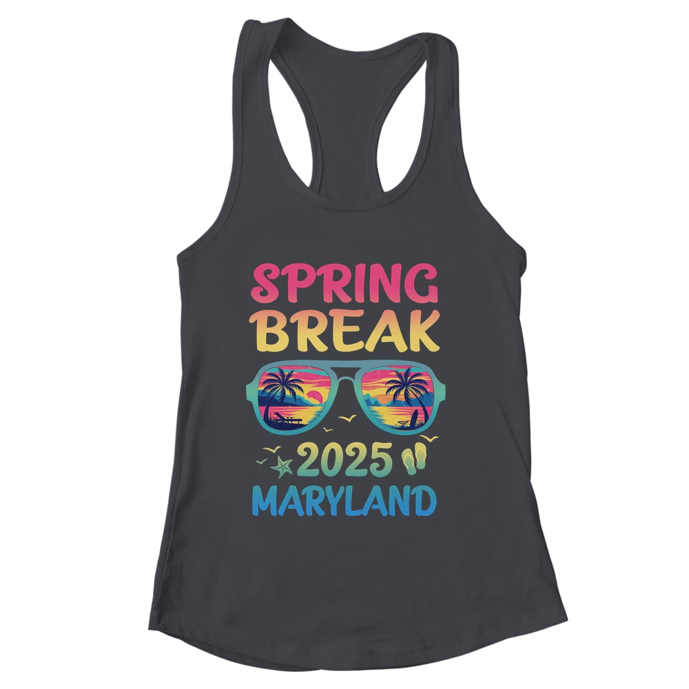 Spring Break Maryland 2025 Vacation Trip Sunglasses Shirt & Tank Top | siriusteestore
