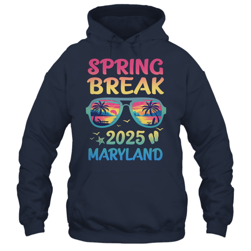 Spring Break Maryland 2025 Vacation Trip Sunglasses Shirt & Tank Top | siriusteestore