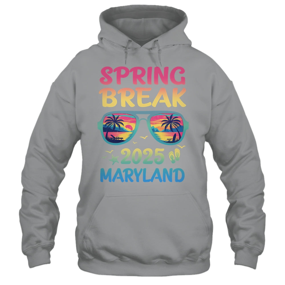 Spring Break Maryland 2025 Vacation Trip Sunglasses Shirt & Tank Top | siriusteestore