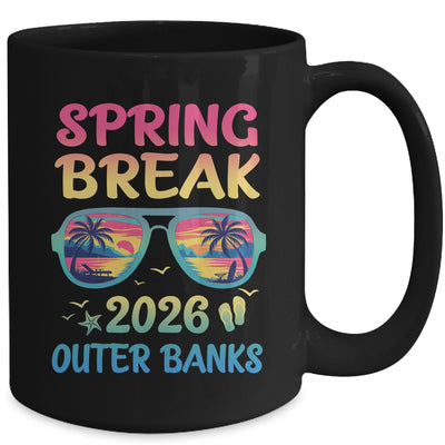 Spring Break Outer Banks 2026 Vacation Trip Sunglasses Mug | siriusteestore