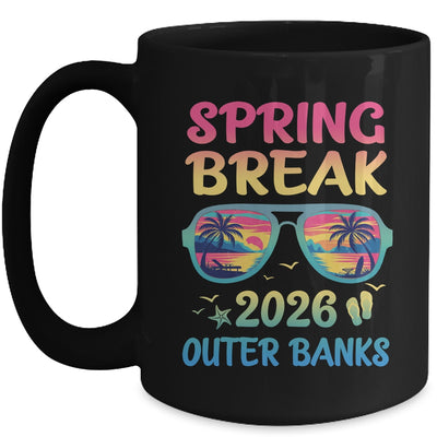 Spring Break Outer Banks 2026 Vacation Trip Sunglasses Mug | siriusteestore