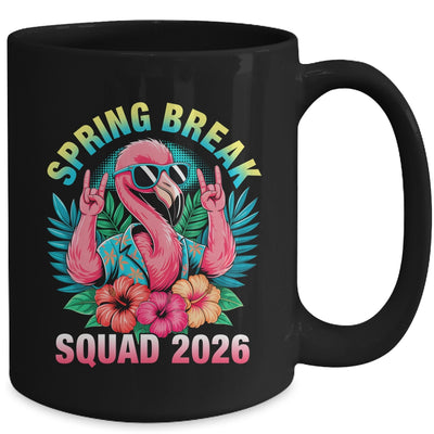 Spring Break Squad 2026 Flamingo Funny Matching Trip Mug | siriusteestore