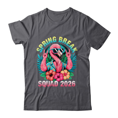 Spring Break Squad 2026 Flamingo Funny Matching Trip Shirt & Tank Top | siriusteestore