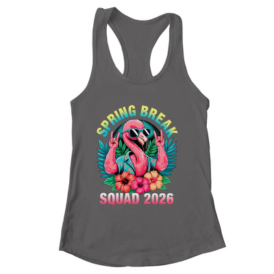 Spring Break Squad 2026 Flamingo Funny Matching Trip Shirt & Tank Top | siriusteestore