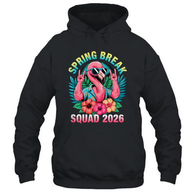 Spring Break Squad 2026 Flamingo Funny Matching Trip Shirt & Tank Top | siriusteestore