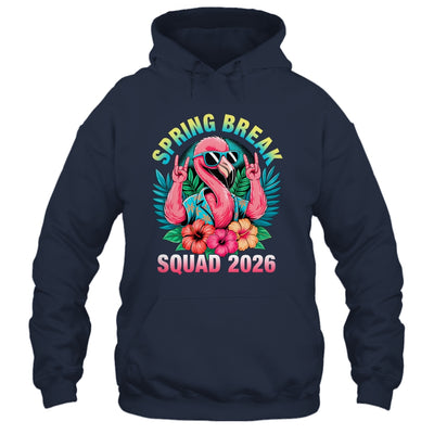 Spring Break Squad 2026 Flamingo Funny Matching Trip Shirt & Tank Top | siriusteestore
