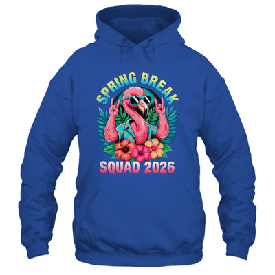 Spring Break Squad 2026 Flamingo Funny Matching Trip Shirt & Tank Top | siriusteestore