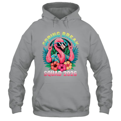 Spring Break Squad 2026 Flamingo Funny Matching Trip Shirt & Tank Top | siriusteestore