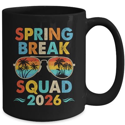 Spring Break Squad 2026 Funny Vintage Family Vacation Group Mug | siriusteestore