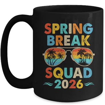 Spring Break Squad 2026 Funny Vintage Family Vacation Group Mug | siriusteestore
