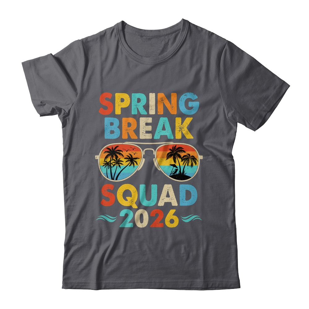 Spring Break Squad 2026 Funny Vintage Family Vacation Group Shirt & Tank Top | siriusteestore