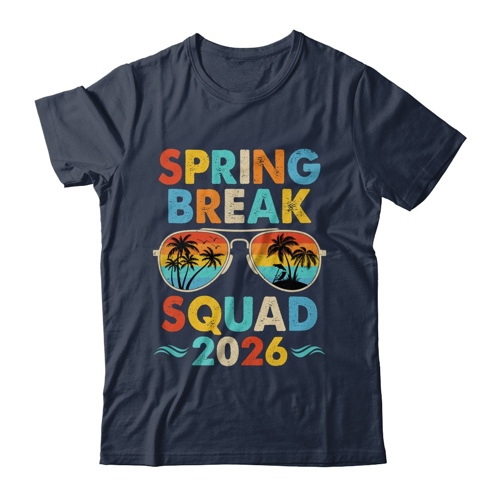 Spring Break Squad 2026 Funny Vintage Family Vacation Group Shirt & Tank Top | siriusteestore