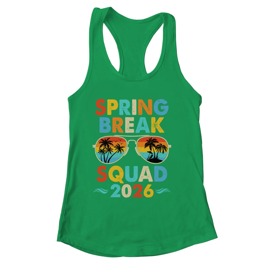 Spring Break Squad 2026 Funny Vintage Family Vacation Group Shirt & Tank Top | siriusteestore