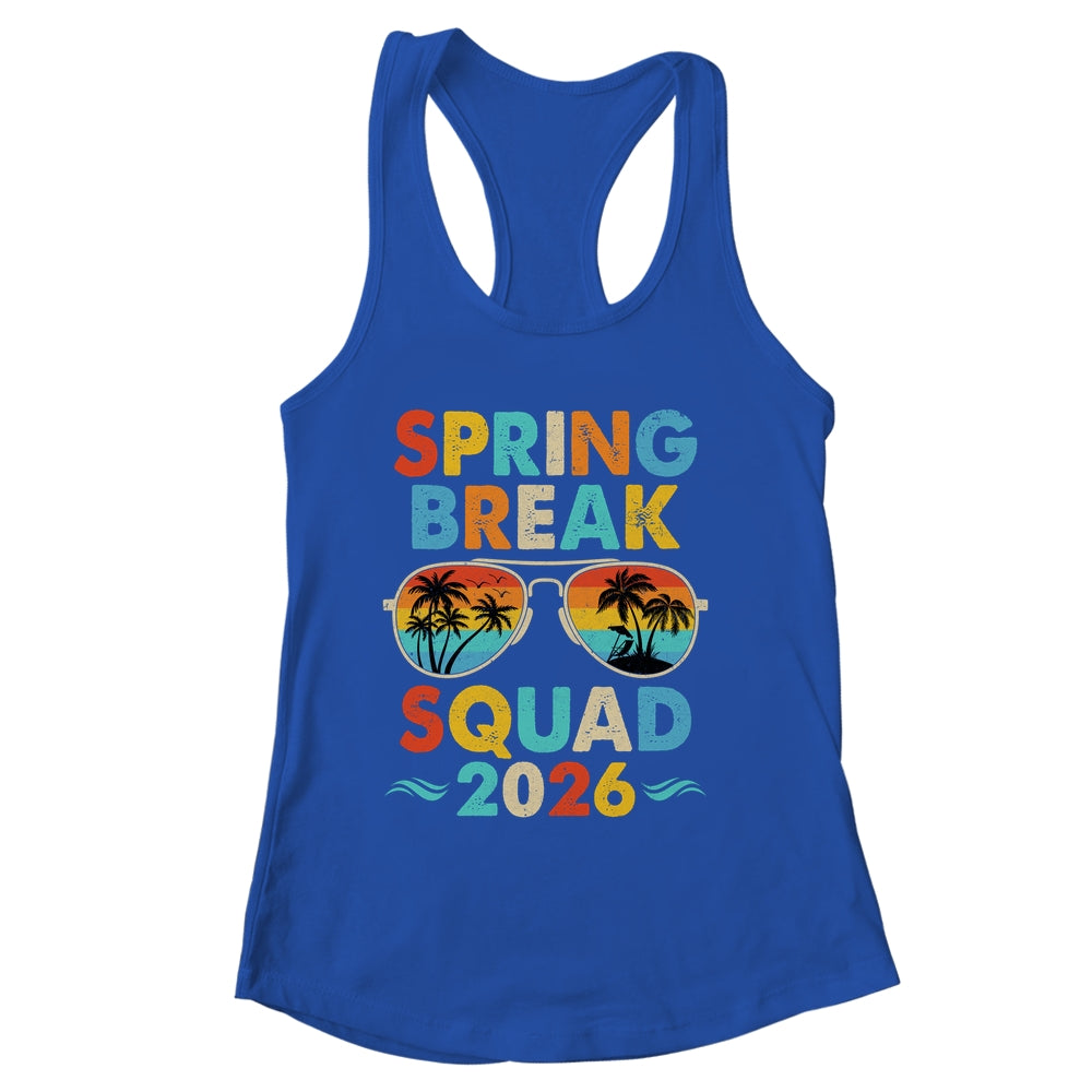 Spring Break Squad 2026 Funny Vintage Family Vacation Group Shirt & Tank Top | siriusteestore