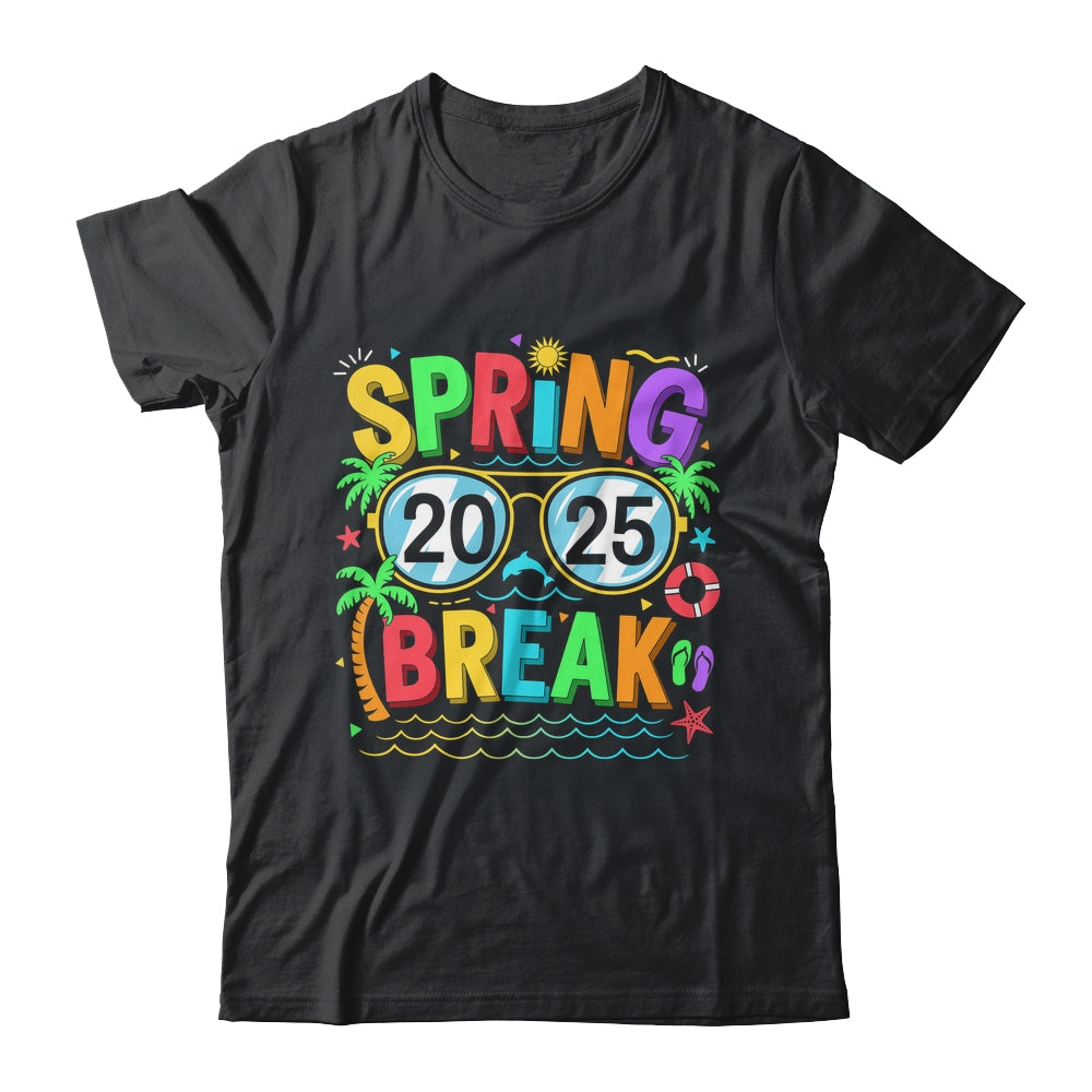 Spring Break Squad Vintage 2025 Florida Cool Sunglasses Shirt & Tank Top | siriusteestore