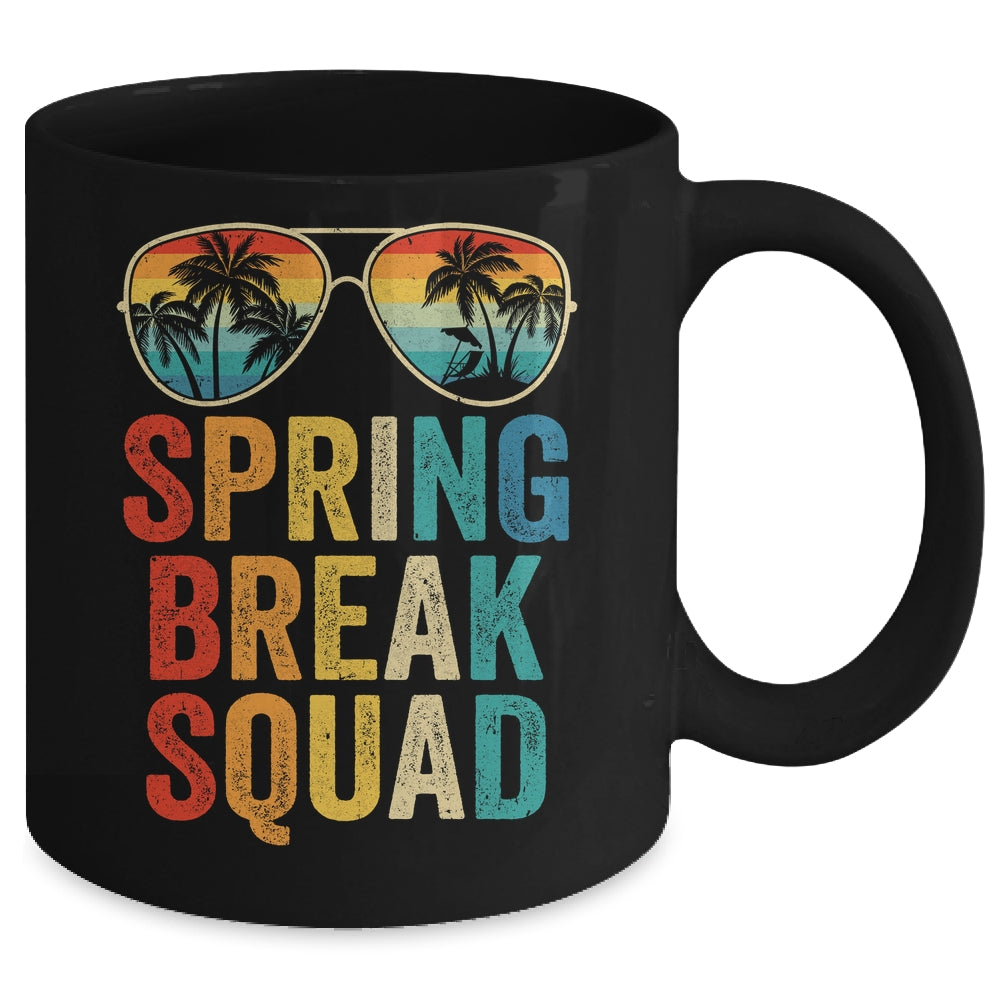 Spring Break Squad Vintage 2025 Vacation Cool Sunglasses Mug | siriusteestore
