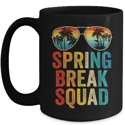 Spring Break Squad Vintage 2025 Vacation Cool Sunglasses Mug | siriusteestore