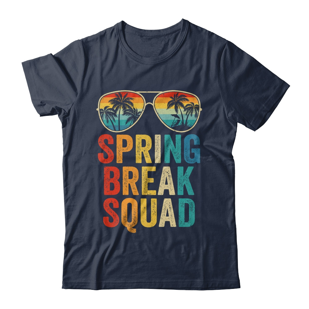 Spring Break Squad Vintage 2025 Vacation Cool Sunglasses Shirt & Tank Top | siriusteestore