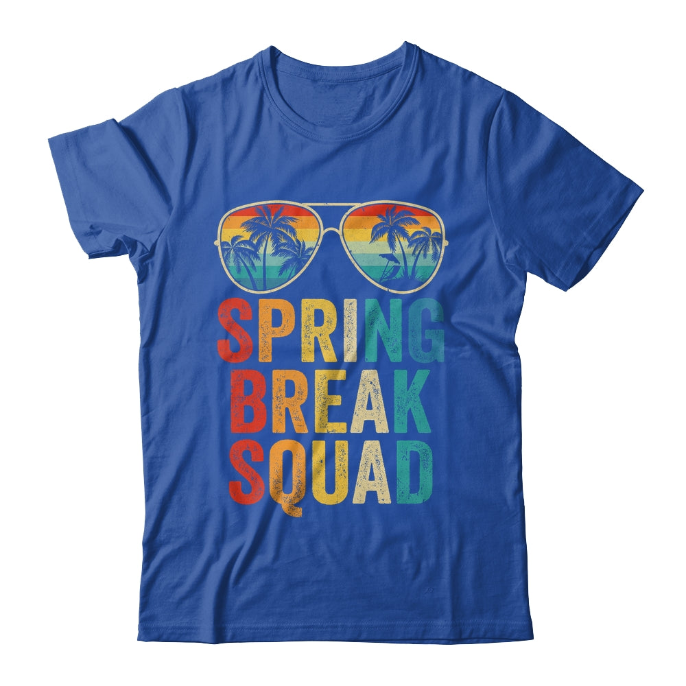 Spring Break Squad Vintage 2025 Vacation Cool Sunglasses Shirt & Tank Top | siriusteestore
