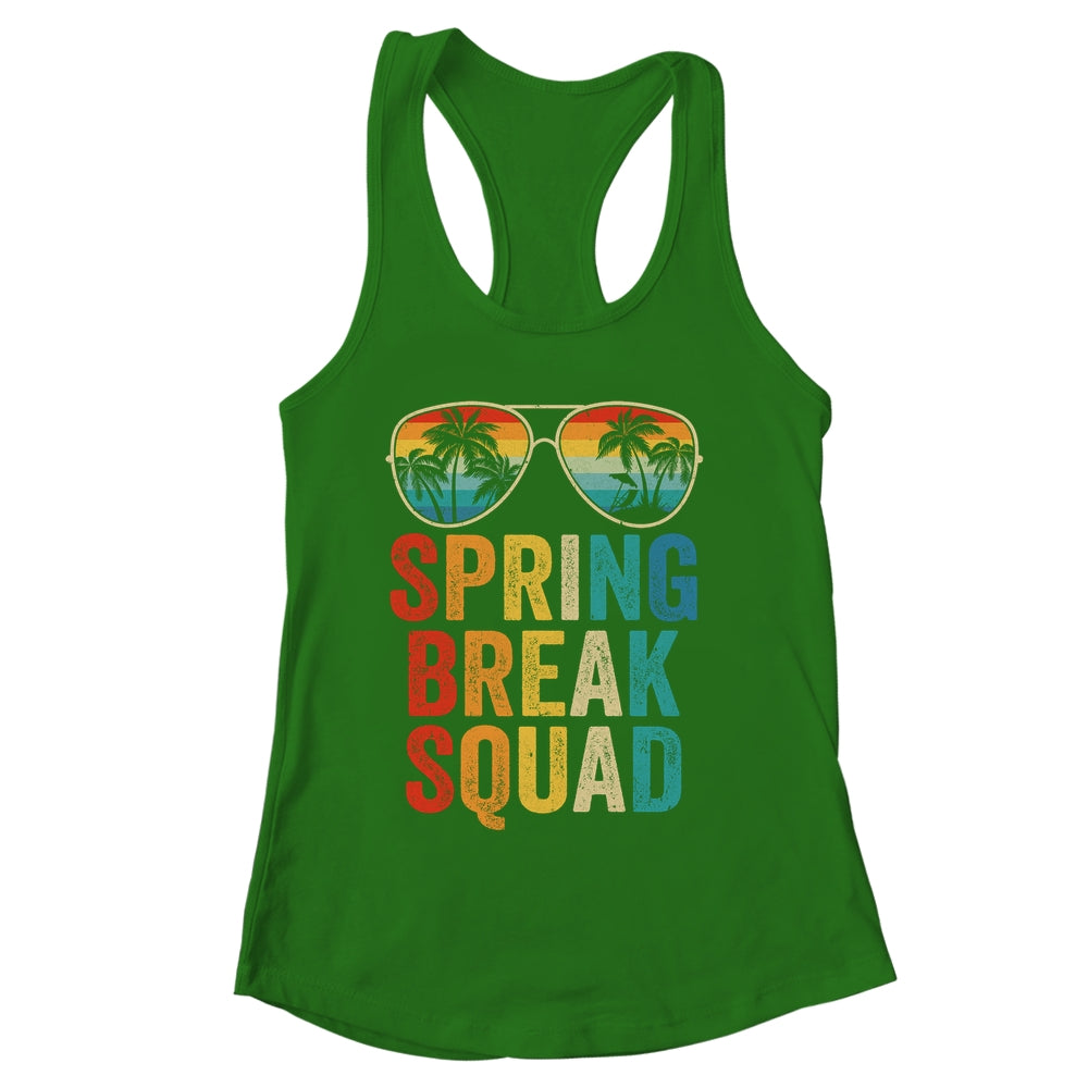 Spring Break Squad Vintage 2025 Vacation Cool Sunglasses Shirt & Tank Top | siriusteestore