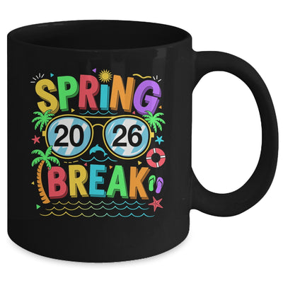 Spring Break Squad Vintage 2026 Florida Cool Sunglasses Mug | siriusteestore
