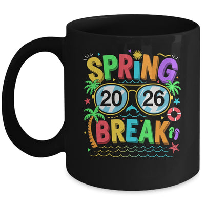 Spring Break Squad Vintage 2026 Florida Cool Sunglasses Mug | siriusteestore