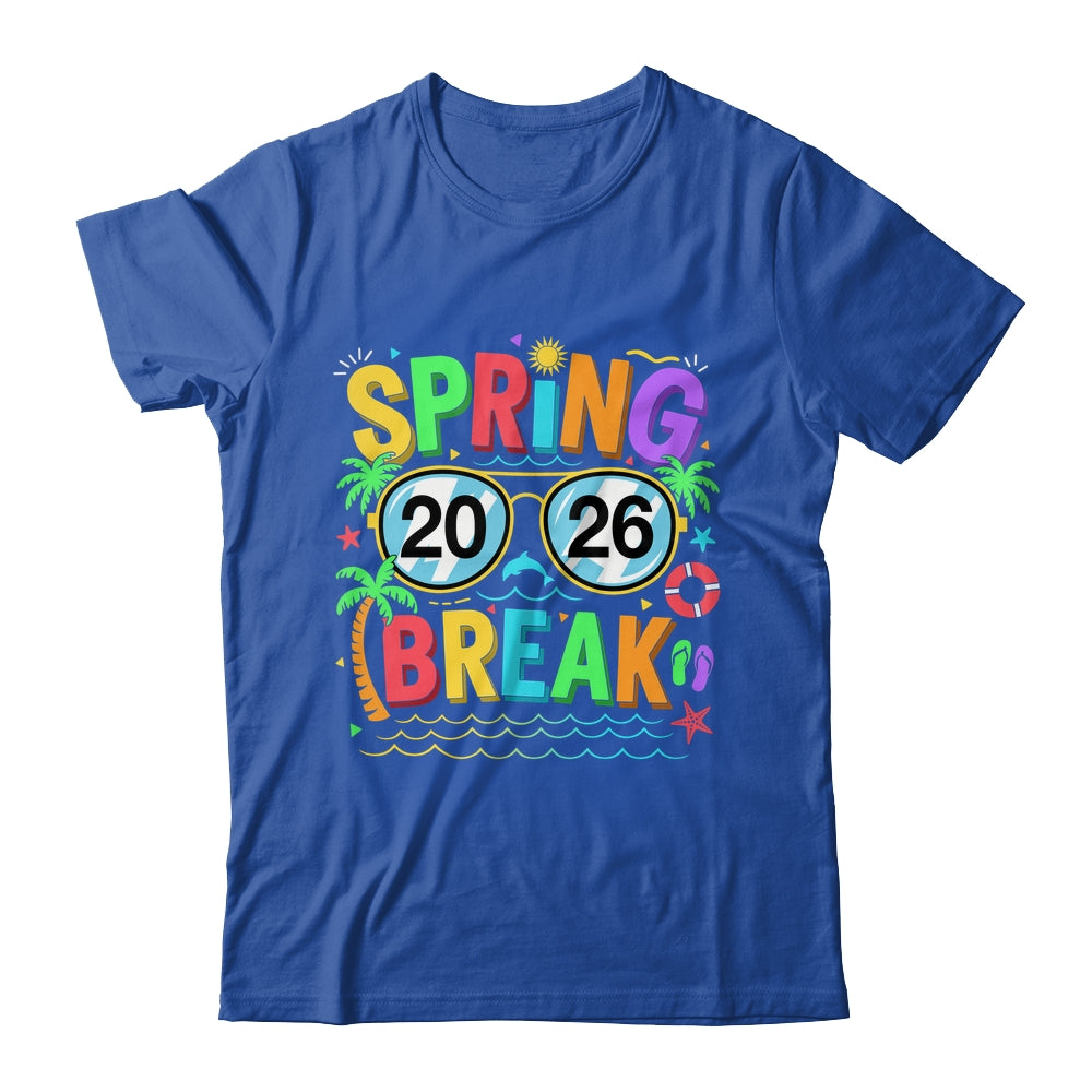 Spring Break Squad Vintage 2026 Florida Cool Sunglasses Shirt & Tank Top | siriusteestore