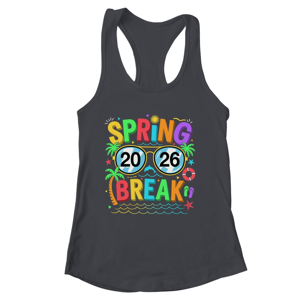Spring Break Squad Vintage 2026 Florida Cool Sunglasses Shirt & Tank Top | siriusteestore