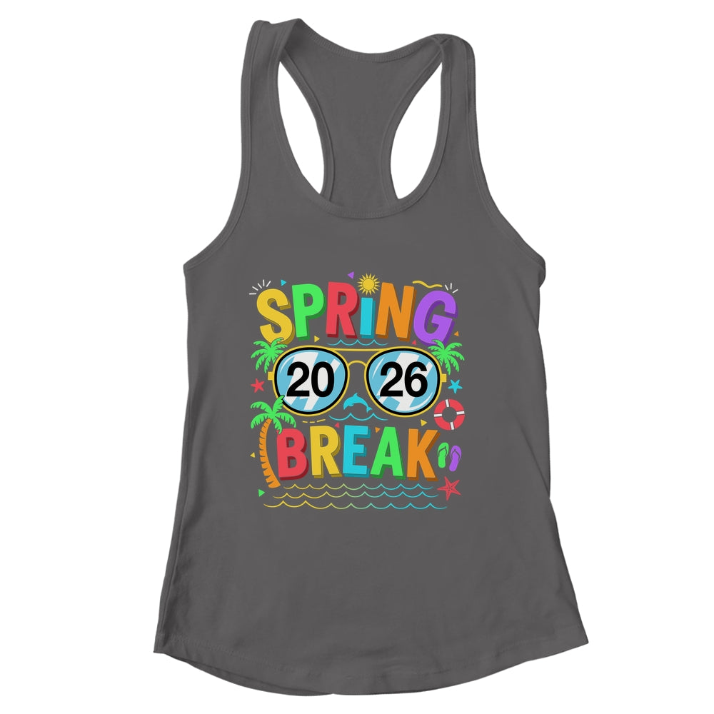 Spring Break Squad Vintage 2026 Florida Cool Sunglasses Shirt & Tank Top | siriusteestore