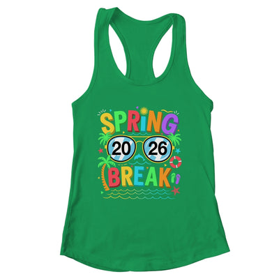 Spring Break Squad Vintage 2026 Florida Cool Sunglasses Shirt & Tank Top | siriusteestore